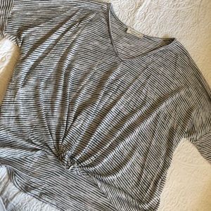 Striped long sleeve T-shirt